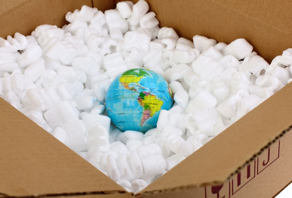 Recycle packing peanuts